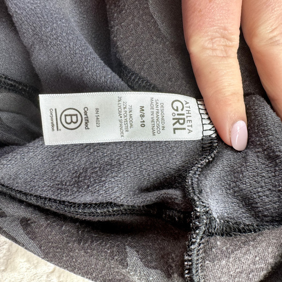 Athleta Girl Sweatshirt Size m 8-10 Long Sleeve Active Gym Athletic Train - Picture 3 of 10